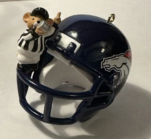 Hallmark Denver Broncos Helmet Christmas Ornament - 1998 NFL Collection - Picture 1 of 5