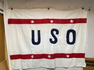 Flag189 Vietnam Era USO Flag Stained W10A - Image 1 of 4