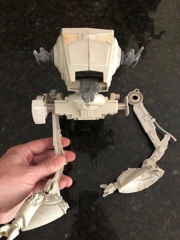 Star Wars 1982 AT-ST Scout Walker Kenner Empire Strikes Back Parts or Repair Cover