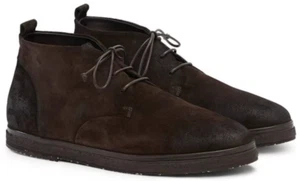 Marsèll Men's Lace Up Suede Leather Ankle Boots Size UK 12 EU 46 Blocco - Picture 1 of 16