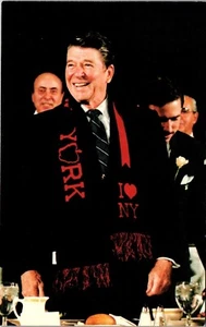 Vintage President Reagan Postcard New Federalism Speech ~ Recession - Picture 1 of 3