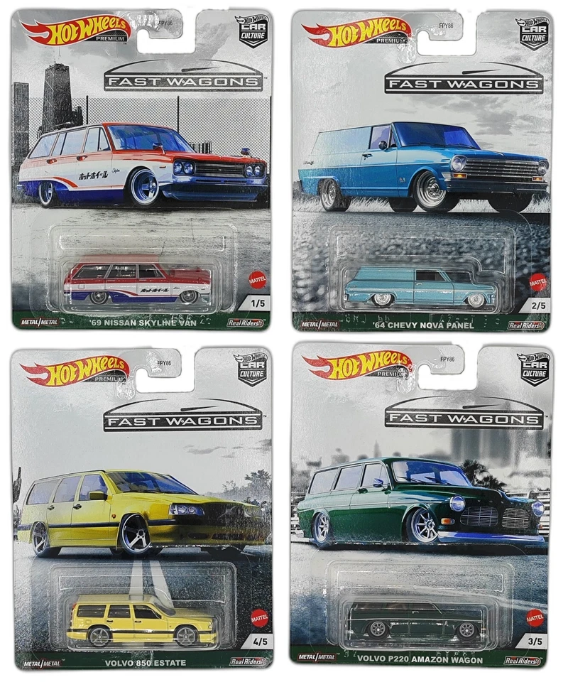 Mattel Hot Wheels Premium Auto Culture Quasi Vagoni 2021 1:64 Nuovo Ovp Scelta - Immagine 1 di 1
