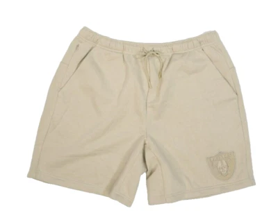 Las Vegas Raiders Fanatics 签名卡其色柔软抓绒短裤卡其色男式 XL — 第 1/4 张图片
