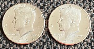 USA: Kennedy Half Dollar Coins 2023, Set aus Mint D + P, bankfrisch, bfr