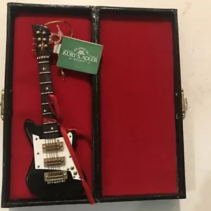Kurt S. Adler Electric Guitar w/Case Christmas Ornament -New with Tags - Picture 1 of 4