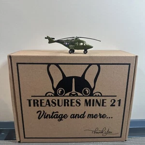 Vintage 1976 Lesney Matchbox Army Military Helicopter Die Cast Toy(R199) - Bild 1 von 7