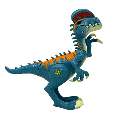 PLAYSKOOL Jurassic World Dilophosaurus VIDEO Lights Sounds Heroes Chomps Roars - Image 1 of 4