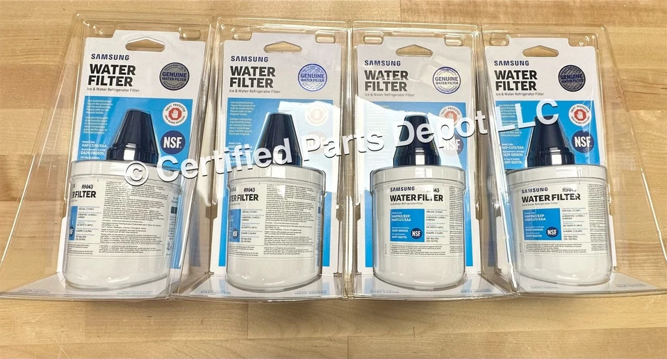 Paquete de 4 filtros de agua OEM SAMSUNG HAFIN2, HAFCU1 ~~¡NO ES BARATO MERCADO DE ACCESORIOS!~~ Foto 1 de 1