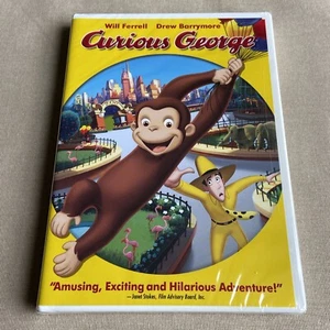 Curious George The Movie (1) (DVD 2006 NEW) Animated Drew Barrymore Will Ferrell - Picture 1 of 6