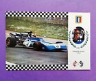 alte Postkarte Francois Cevert Tyrrell Ford 002, Formel 1 Grand Prix 1971/72