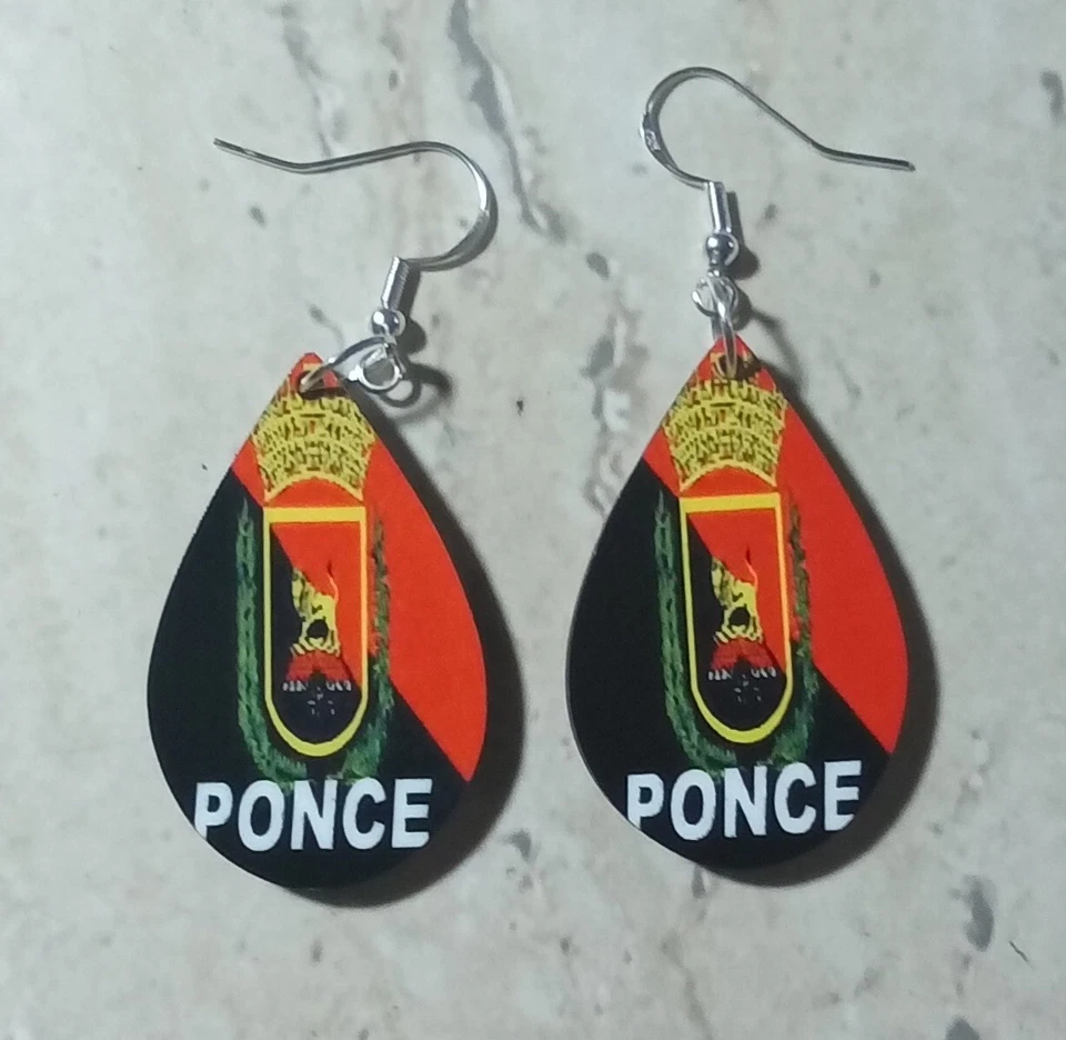 Aretes de Mujer Diseño Puerto Rico El Diseño Es De Los 2 Lados  - Изображение 1 из 4