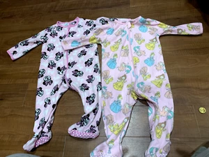 disney fleece romper 18 months belle Ariel mermaid Cinderella mini mouse - Picture 1 of 6