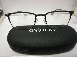 London Fog  JAMES  in BROWN sz  53-19-140 mm DEMO Eyeglass Frame & Generic Case - Picture 1 of 4