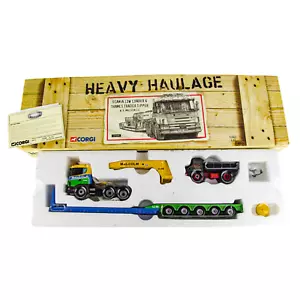 Corgi Heavy Haulage CC12210 Scania Low Loader & Load Malcolm 1:50 Diecast Truck - Picture 1 of 7