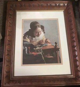 Stampa riproduzione incorniciata 17 x 16 Il tessitore - Foto 1 di 3