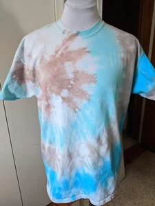 Tie-dyed tee tshirt unisex large - Picture 1 of 4
