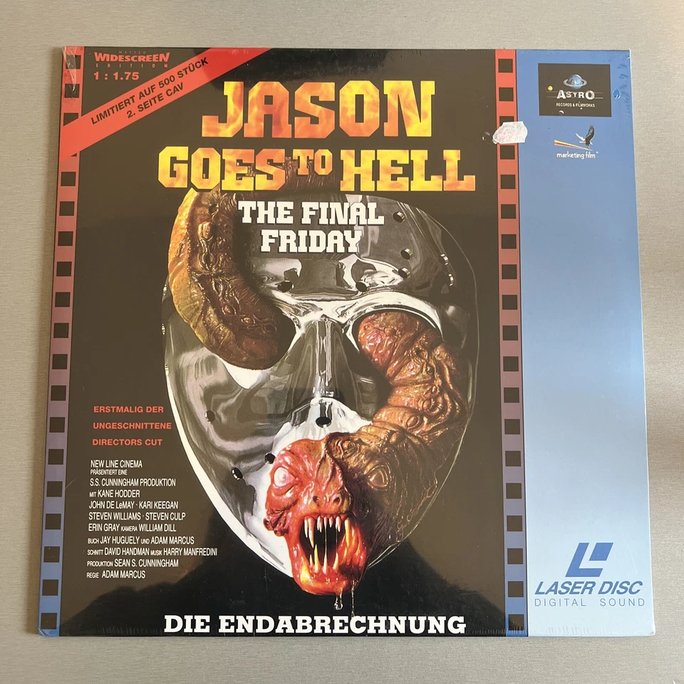 Laserdisc JASON GOES TO HELL Director`s Cut (Freitag der 13) Pal deutsch selten! - Bild 1 von 2