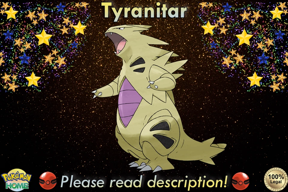 ✨Kotone Yasue's Shiny Tyranitar EVENT✨Sword Shield HOME + others (💯Legal) - Image 1 of 1