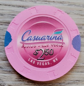 $2.50 Las Vegas Casuarina Casino Chip - Uncirculated - Picture 1 of 2