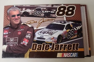 Vintage Nascar Dale Jarrett #88 4,5 x 7 Fotoalbum Bücher mit Autogrammseite  - Bild 1 von 7