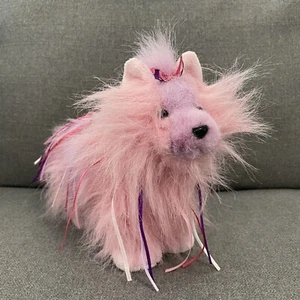 Ganz Webkinz Ribbon Yorkie 10" Pink Stuffed Plush Dog Terrier HM410 No Code w - Picture 1 of 7