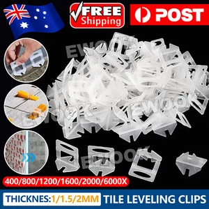 400-6000x Tile Leveling System Clips Levelling Spacer Tiling Tool Floor Wall - Picture 1 of 16