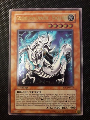 Yu-Gi-Oh! Göttlicher Drache-Excelion, SOI-DE033, Ultimate Rare, 1. Auflage, LP - Bild 1 von 4
