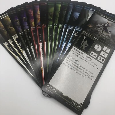 MTG Arena Of The Planeswalker Board Game Replacement Pieces Parts 15 Army Cards - Image 1 of 4