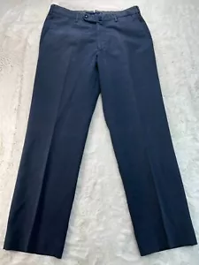 Incotex Mens 34 X 30 Dark Blue High Cotton Doeskin Pants - Picture 1 of 15