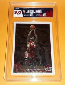HGA 9 MINT 2003-04 TOPPS CHROME #111 LEBRON JAMES RC ROOKIE CARD #1 DRAFT PICK - Bild 1 von 2