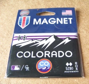 2024 Colorado Rockies City Connect design magnet larger size MLB c45114 - Picture 1 of 6
