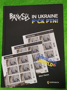 Marc Pairon - Banksy in Ukraine Fck Ptn! Art book Ukrposhta Language English - Imagen 1 de 24