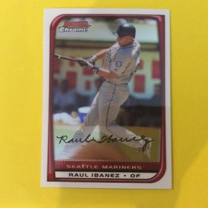 2008 Bowman Chrome #109 Raul Ibanez Seattle Mariners - Picture 1 of 2