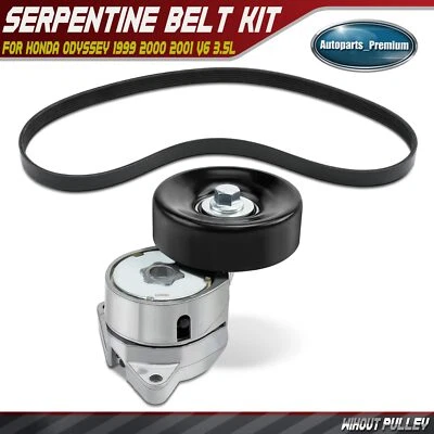 2x Kit de componentes de transmisión por correa Serpentine para Honda Odyssey 1999 2000 2001 V6 3,5 L Foto 1 de 4
