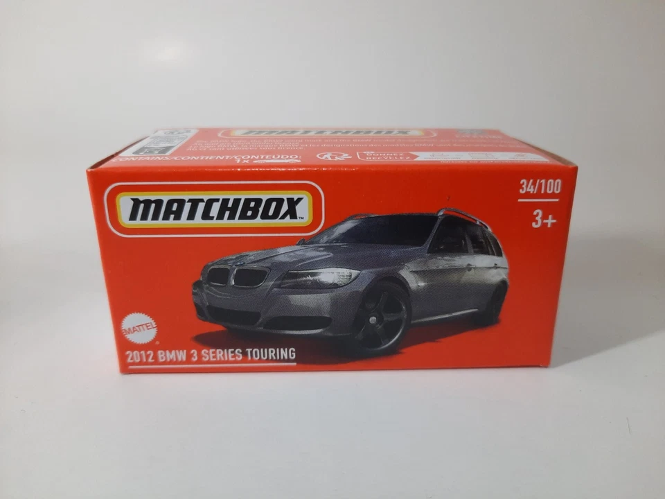 Matchbox 2024 Mattel 2012 BMW 3 Series Touring 34/100 Box Modellino 1/64 - Immagine 1 di 1