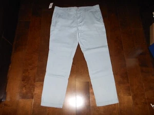 NWT PENGUIN STRETCH SLIM FIT Casual Chino Pants Size 40 x 32 $89! Pearl Blue - Picture 1 of 10