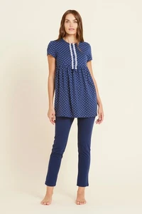 Noi Di Notte Pigiama Mezza Manica Donna In Cotone Art. FA8242 - Imagen 1 de 3