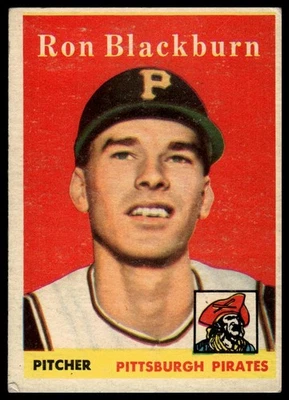1958 Topps #459 Ron Blackburn - Image 1 of 2