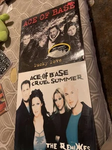 Lot Of 2 Ace Of Base 12” Singles Lucky Love Cruel Summer USA Remixes - Picture 1 of 19