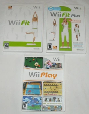 WiI FIT & FIT PLUS & PLAY NINTENDO GAMES - Image 1 of 4