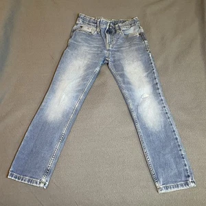 Cat And Jack Jeans Girls Sz 8 Skinny Entubado Denim Light Wash - Picture 1 of 13