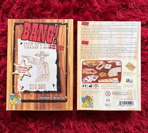 Bang! Party Game Cowboy Wild West Game by DV Giochi Complete - Picture 1 of 8