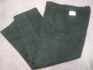 Johnson Woolen Mills (38/30) Green Wool Hunting Pants NOS - Picture 1 of 5