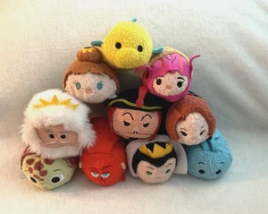 Disney Tsum Tsum Plüsch - 10 Stück - gebraucht und gewaschen / einige fehlende Tush Tags - Bild 1 von 2