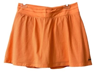 Leichtathletik perforiertes Polyamid orange Innentasche Skort Gr. Large - Bild 1 von 10