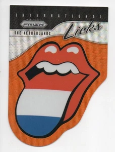 2025 The Rolling Stones Album The Netherlands #20 Die-Cut Orange Wave Prizm /199 - Picture 1 of 2