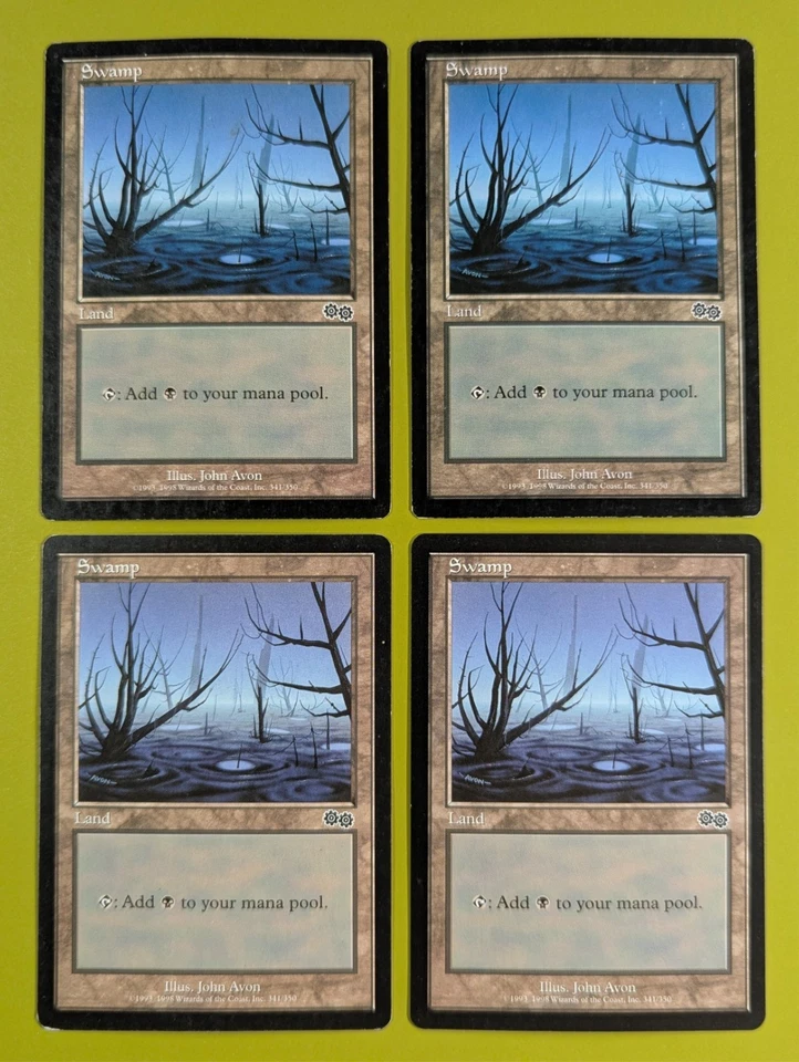 Swamp (339) x4 Urza's Saga 4x Magic the Gathering MTG - Image 1 of 1