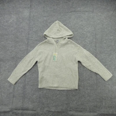 Suéter Tommy Bahama Mujer Pequeño Suave Dorado Harbor Lily Baja Con Capucha Metálico Foto 1 de 4