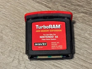 Nintendo 64 Expansion Pak N64 Interact Oficial OEM NUS-007 Turbo Ram - Imagen 1 de 3