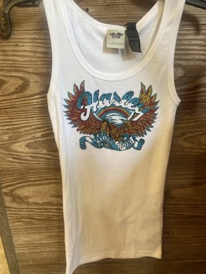Camiseta sin mangas Harley Davidson genuina para mujer Foto 1 de 3